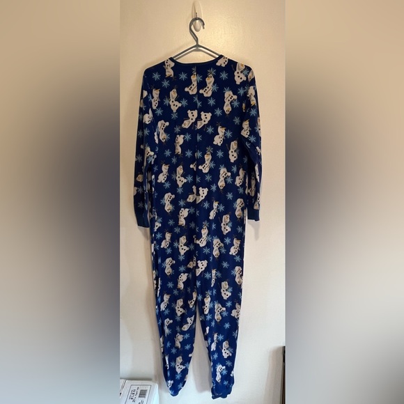 Disney FROZEN OLAF Adult ONESIE Pyjama ONE PIECE LARGE - Picture 2 of 5